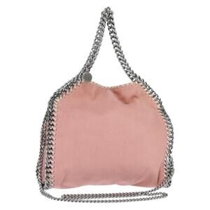 Stella MacCartney Chain Falabella Shoulder Bag polyester Pink 371223 Auth BA7344